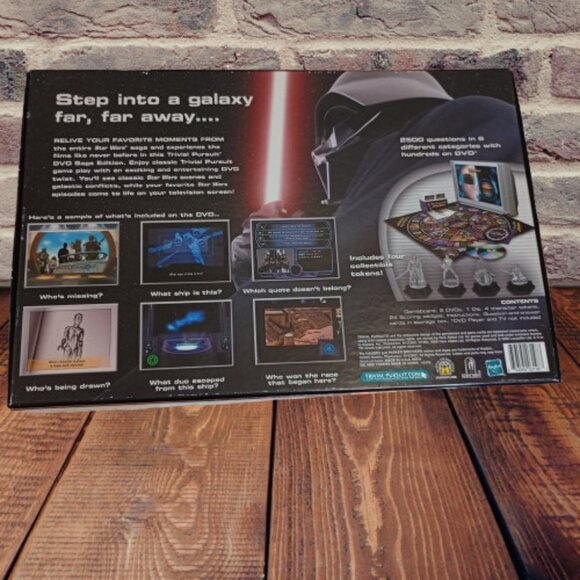 Star Wars Saga Edition Trivial Pursuit DVD Game 2 to 4 Players or Teams Ages 10+ - Picture 3 of 12
